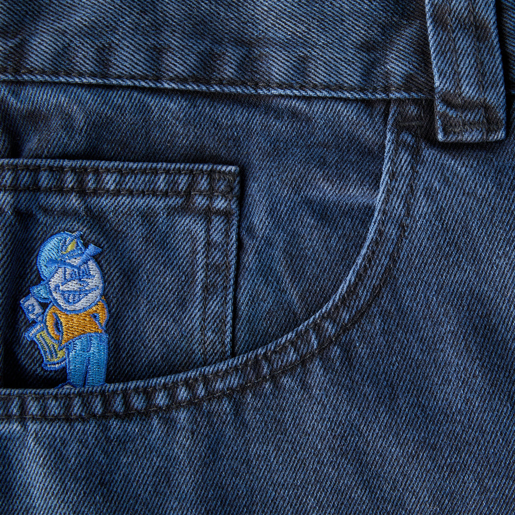 Polar Skate Co. 93 Denim Trousers - Blue Black – Slugger Skate Store