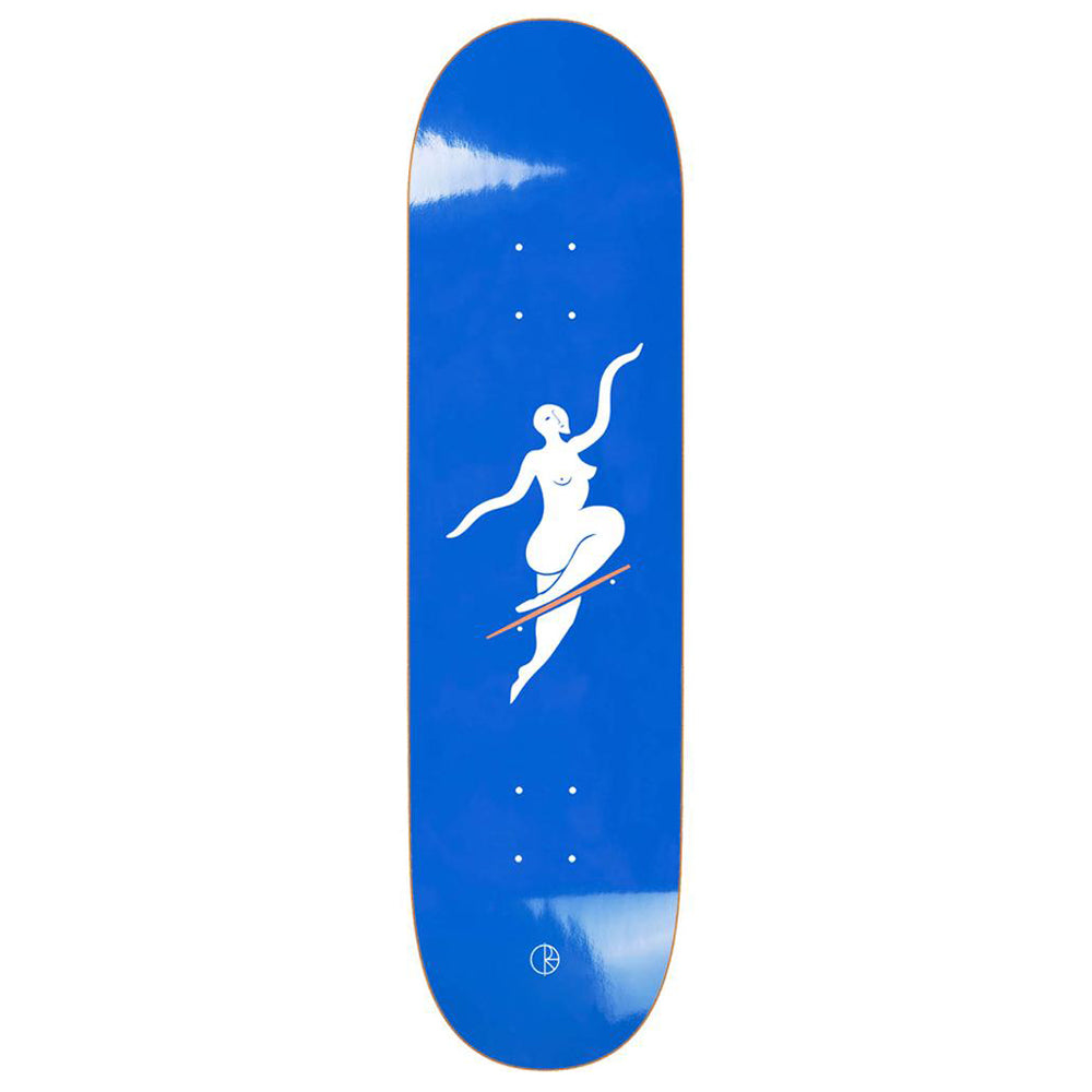 Polar Skate Co No Comply Blue Skateboard Deck 8.5 Slugger Skate Store