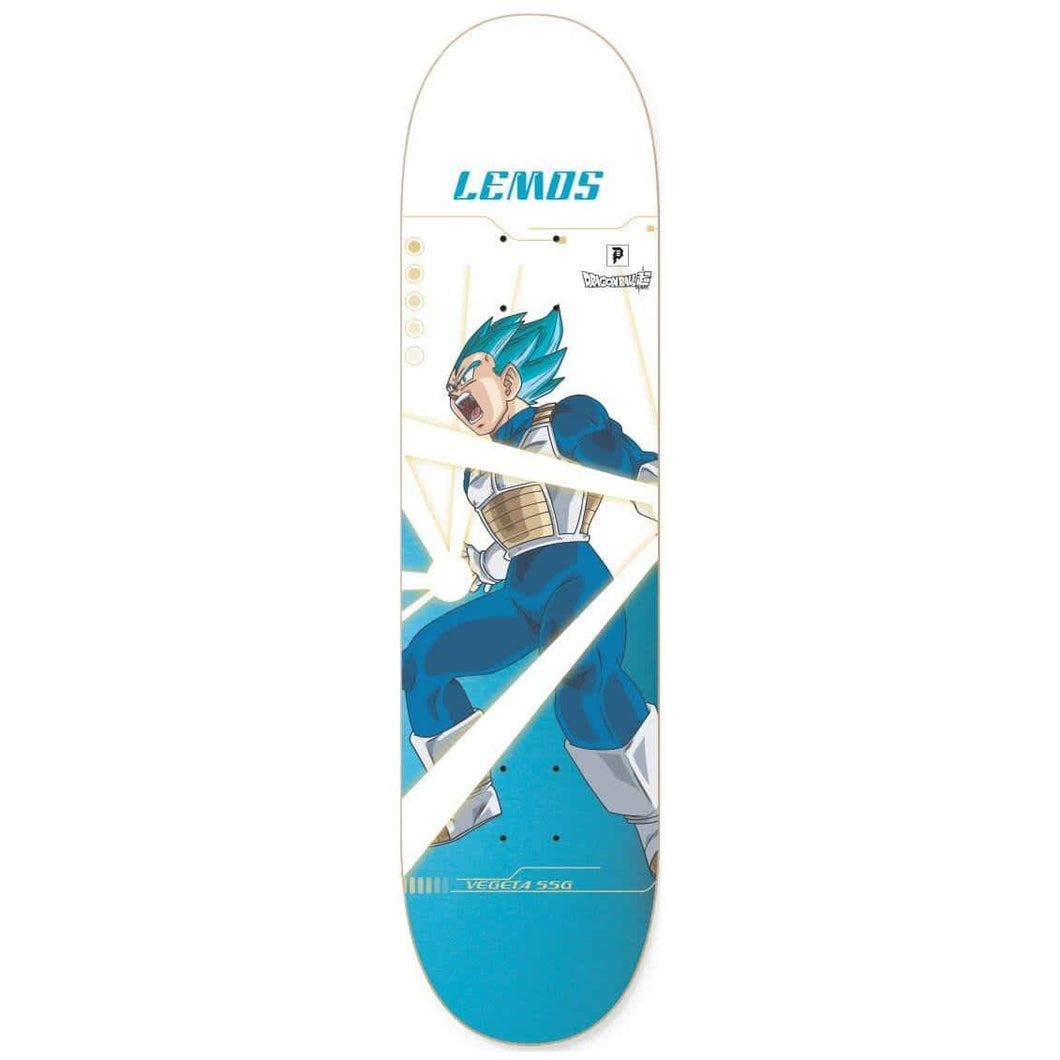 Primitive Skateboards Dragonball Super 2 Lemos Vegeta White Skateboard Deck - 8.00