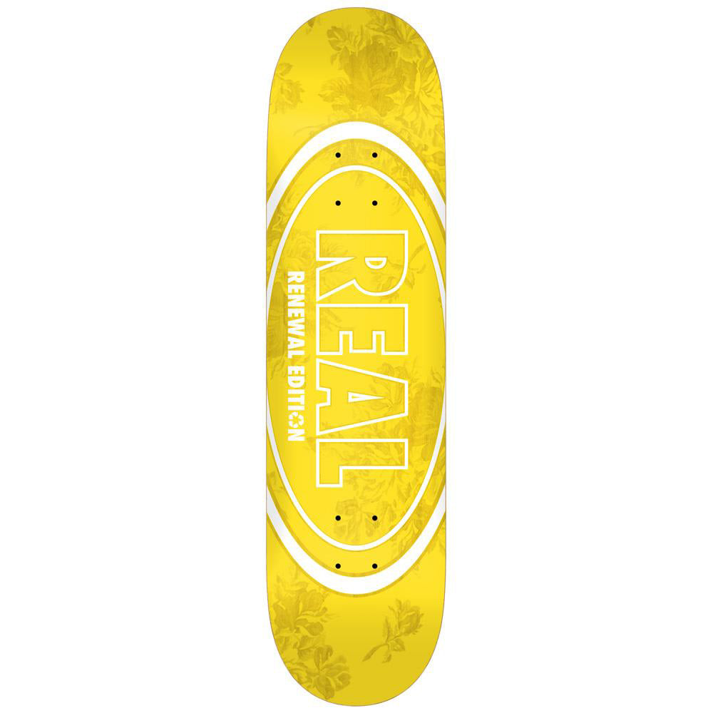 Real PP Floral Renewal Yellow Skateboard Deck - 7.75