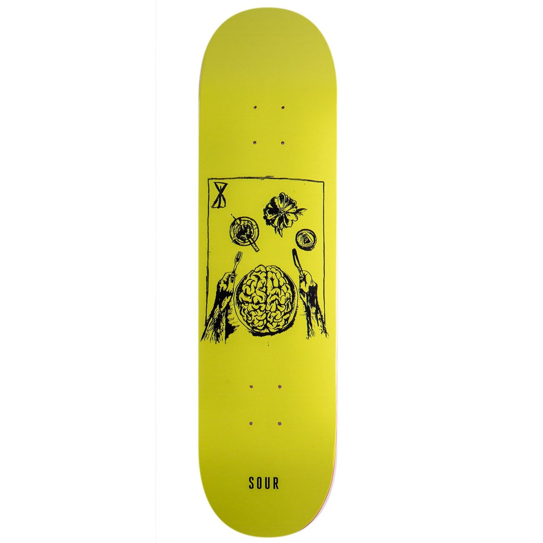 Sour Solution Skateboards Brainfeast Skateboard Deck - 8.375