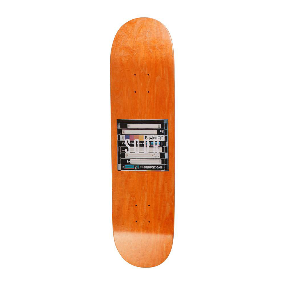 SOUR Skateboards Sour Box Logo VHS Skateboard Deck - 8.00