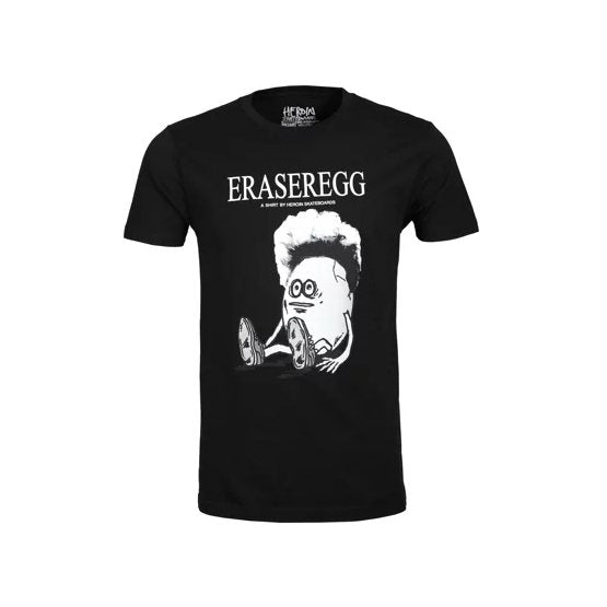 Heroin Skateboards EraserEgg T Shirt - Black