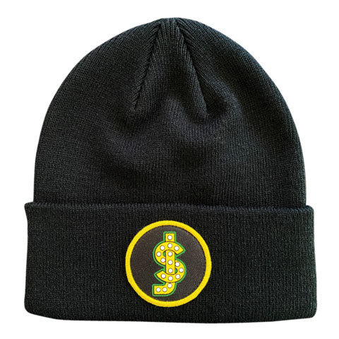 Shake Junt Classic Patch Cuff Beanie Black
