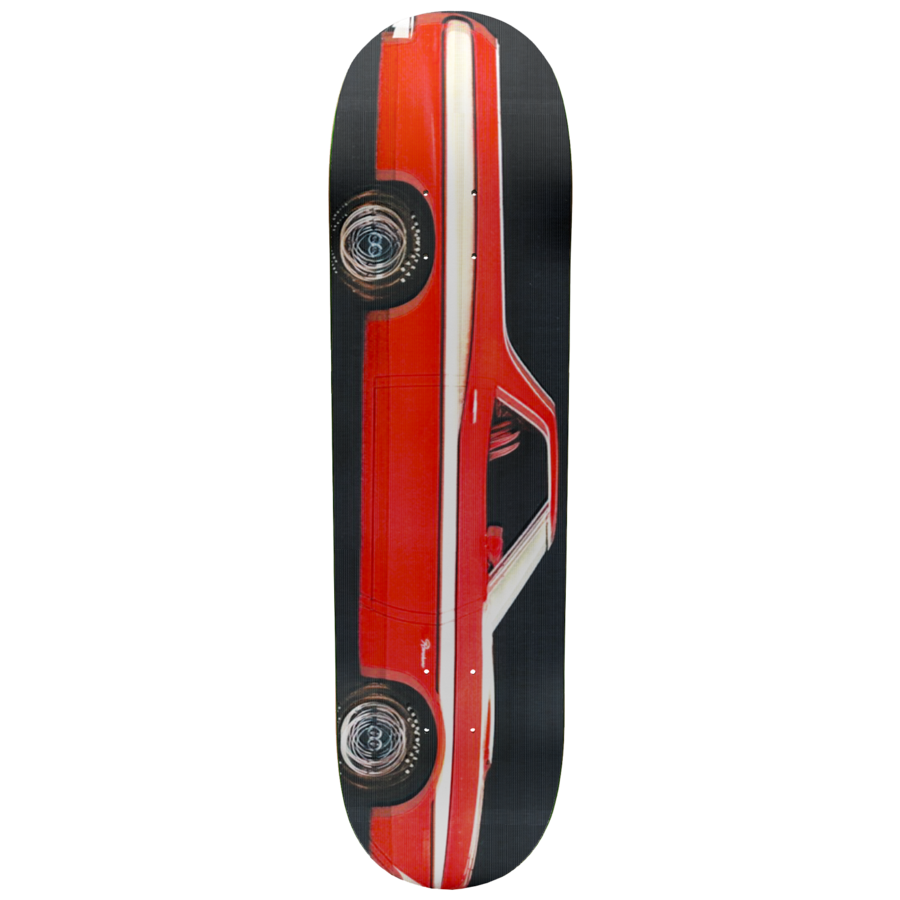 917 Truck Red Stripe Skateboard Deck - 8.38