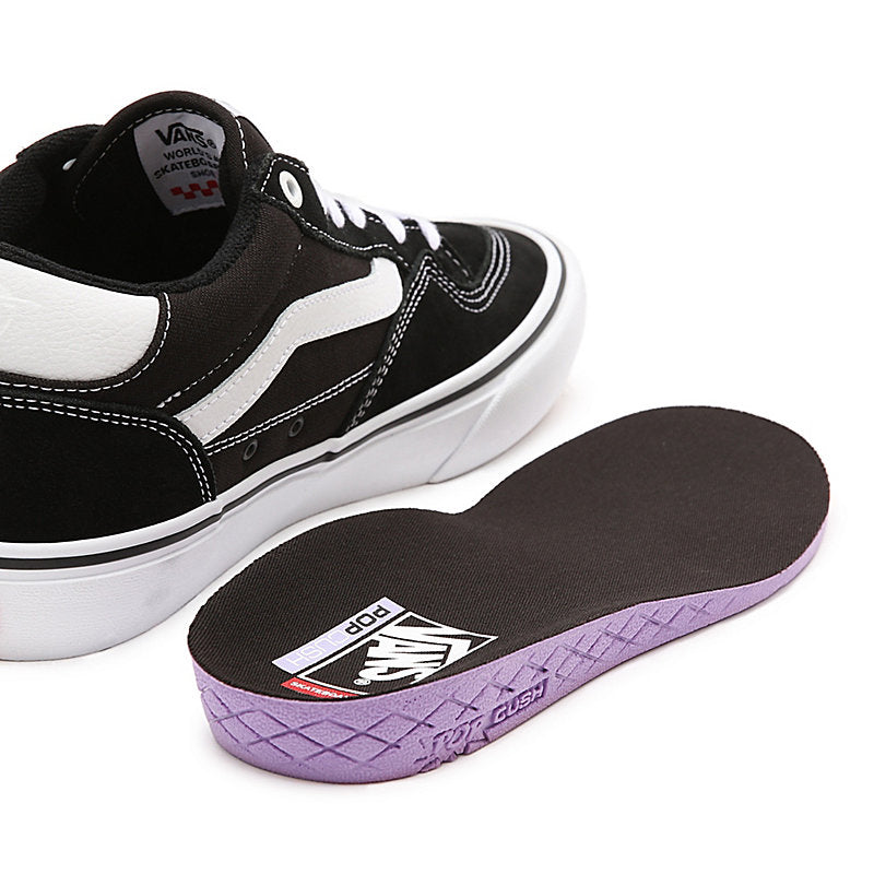 Vans Rowan Pro Black White Skate Shoes Slugger Skate Store