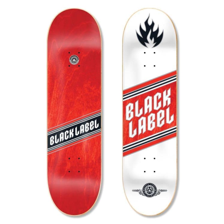 Black Label Skateboards Top Shelf Knockout Skateboard Deck - 8.25