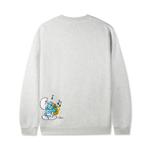 Butter Goods x The Smurfs Harmony Crewneck Sweatshirt - Ash Grey