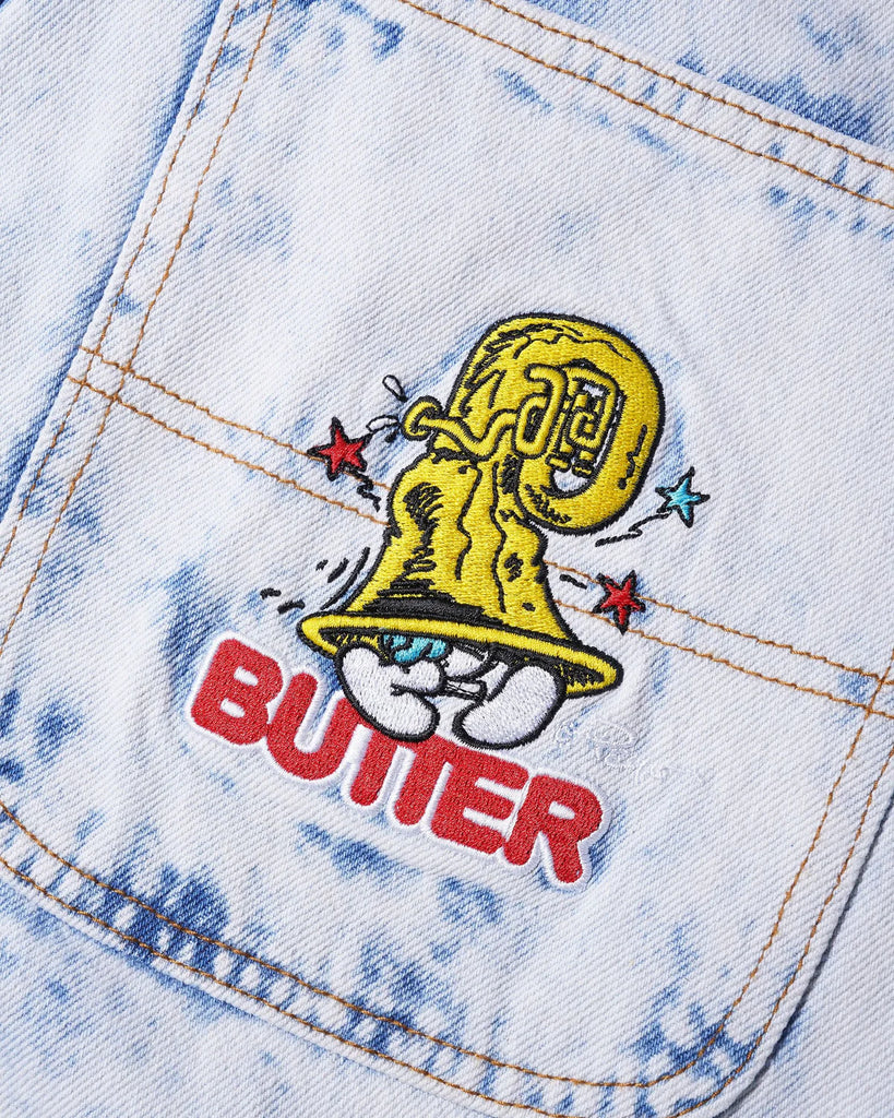 【BUTTER GOODS】 HARMONY TEE DENIM BUTTER GOODS Harmony Tee - Denim – Sk8Station