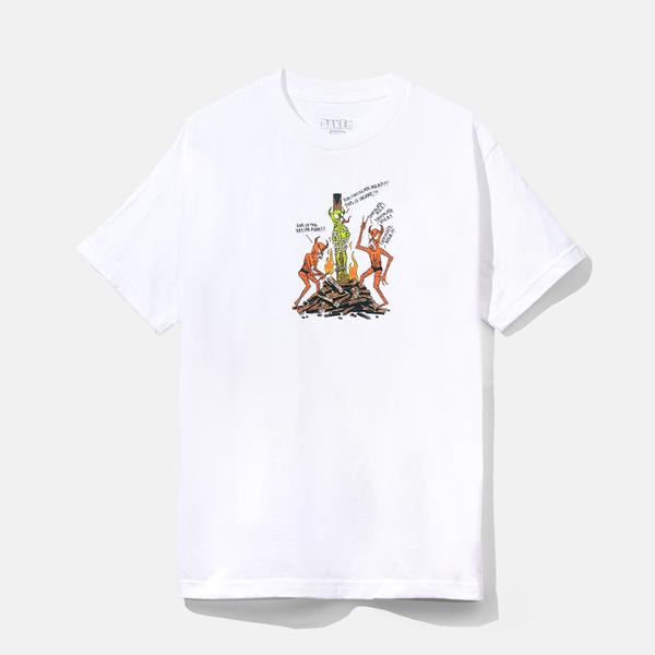 Baker Skateboards X Neckface Chocolate Milk T Shirt - White