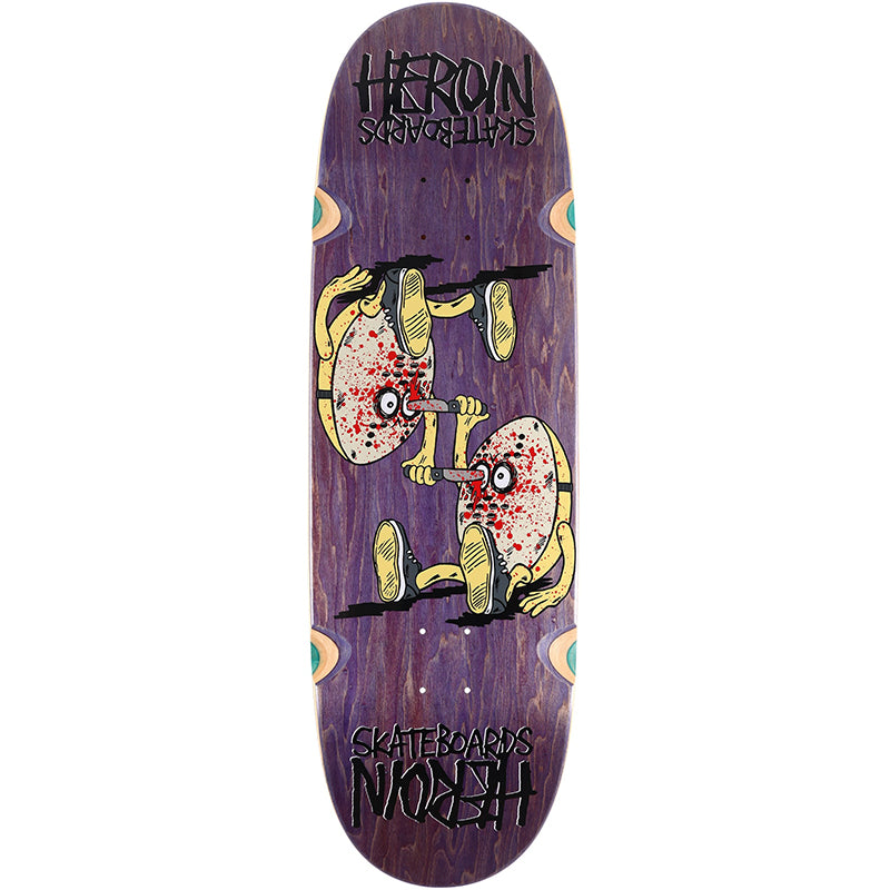 Rainbow Skateboard Deck Heroin Skateboard Deck - Curb Killer