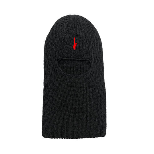 Deathwish Skateboards Gang Logo Red Face Mask - Black