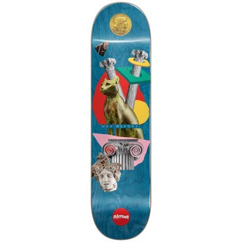 Almost Geronzi Relics R7 Purple Skateboard Deck - 8.125