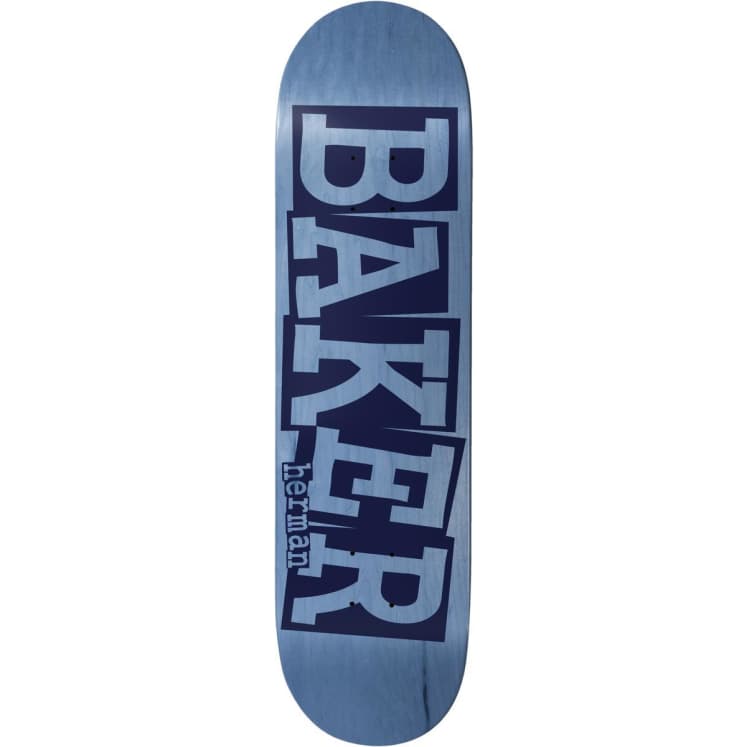 Baker Skateboards Bryan Herman Ribbon Blue Veneer Skateboard Deck - 8.25