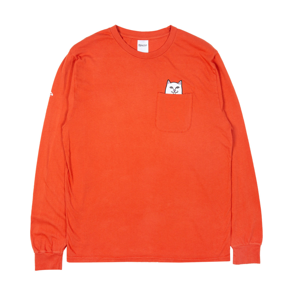 RIPNDIP Lord Nermal Long Sleeve Texas Orange – Slugger Skate Store