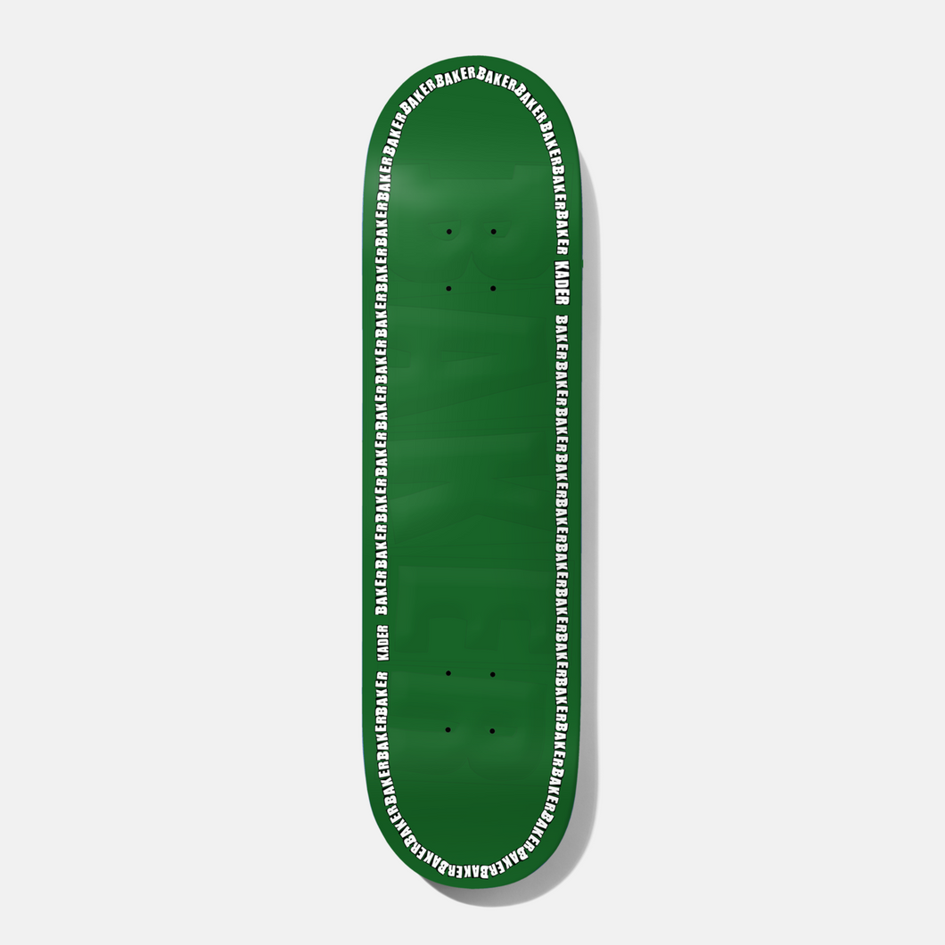 Baker Skateboards Kader Sylla Edge Embossed Skateboard Deck - 8.00