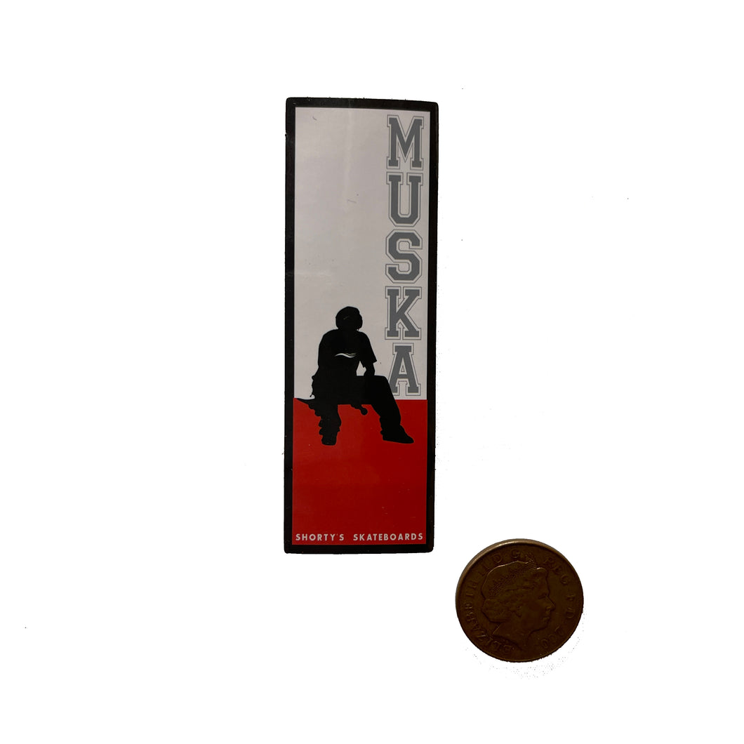 Shortys Skateboards - Muska Small Sticker