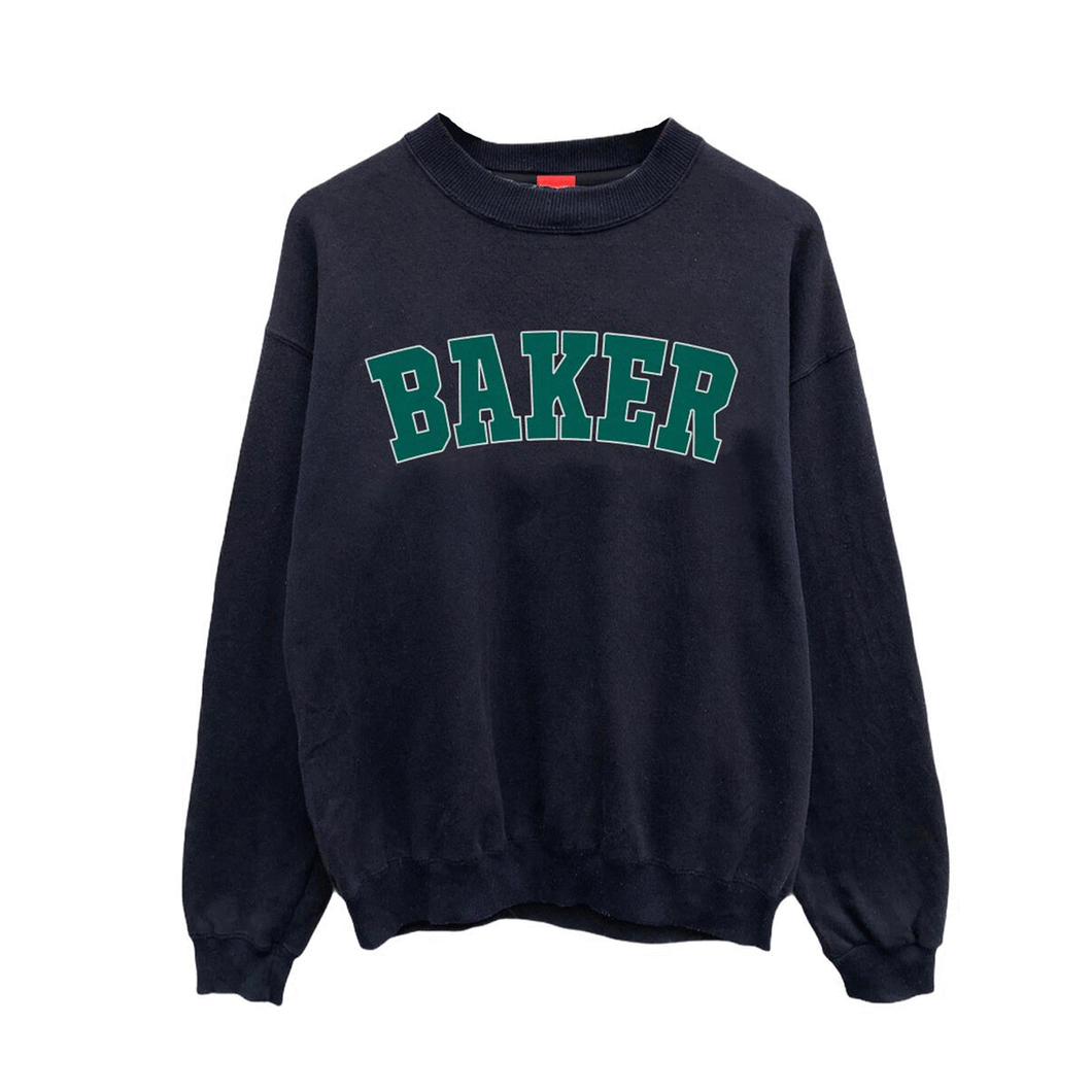 Baker Skateboards Drop Out Crewneck Sweatshirt - Navy