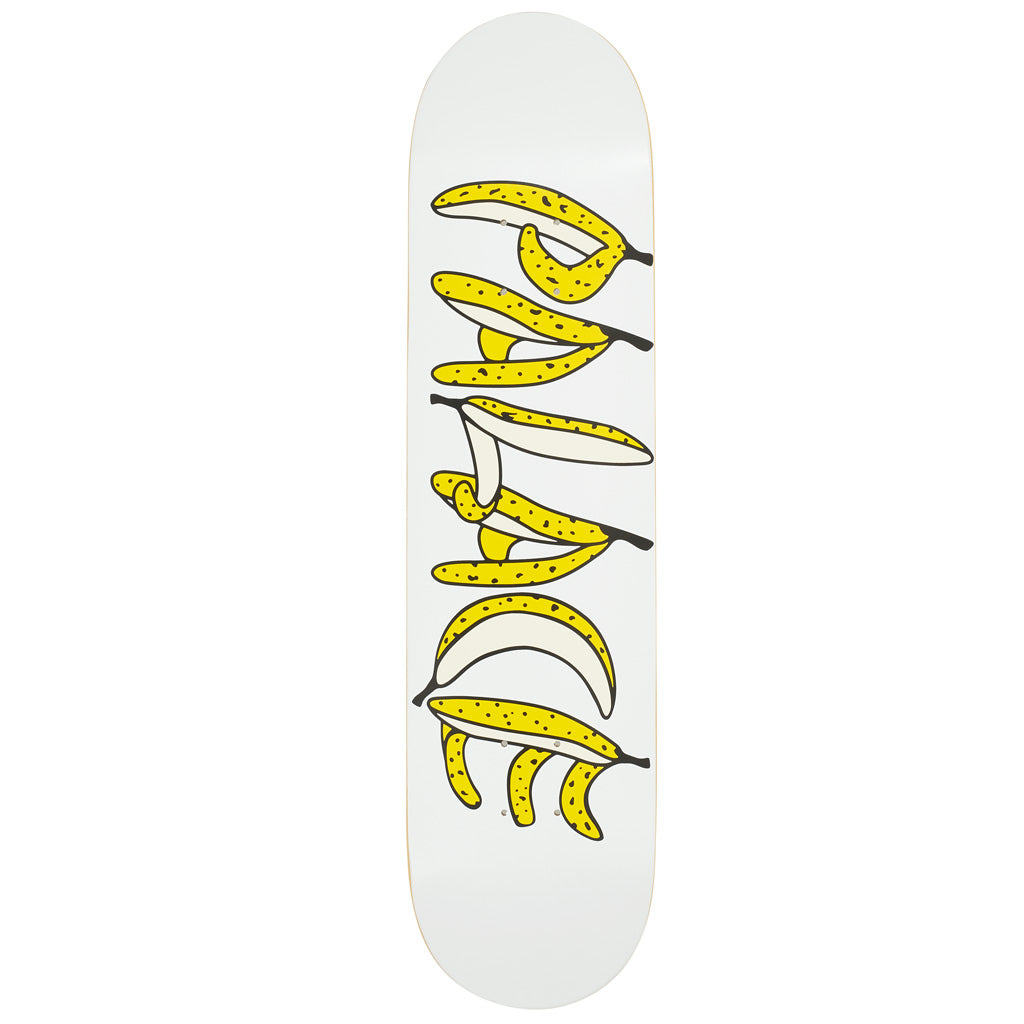 Palace Skateboards Banana White Skateboard Deck - 7.75