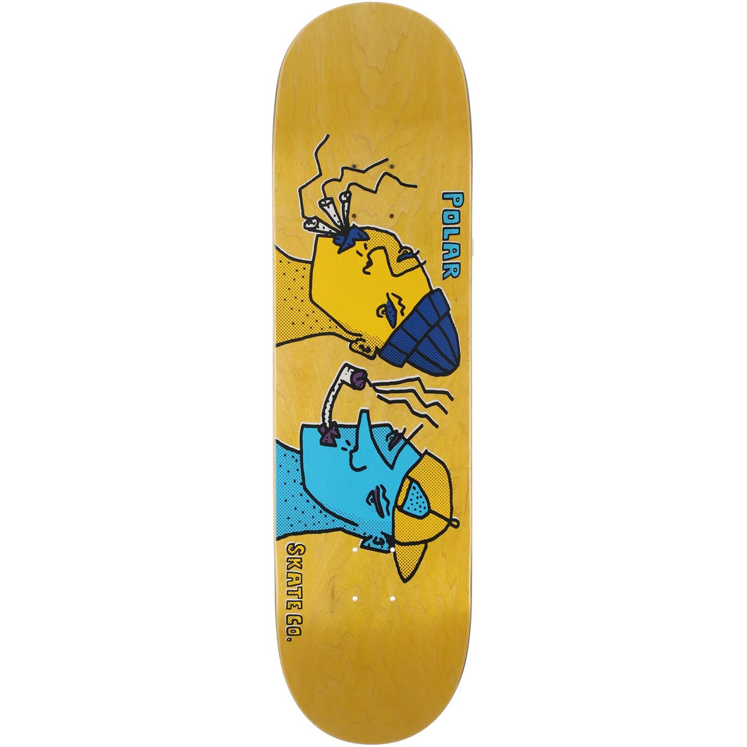 Polar Skate Co Team Smoking Heads Skateboard Deck - 8.625