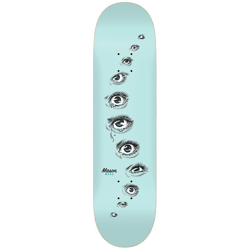Real Skateboards Mason Silva Eyes Skateboard Deck - 8.28
