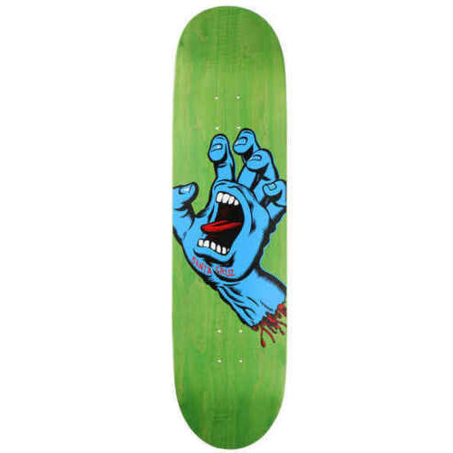 Santa Cruz Screaming Hand Stain Skateboard Deck - 8.8