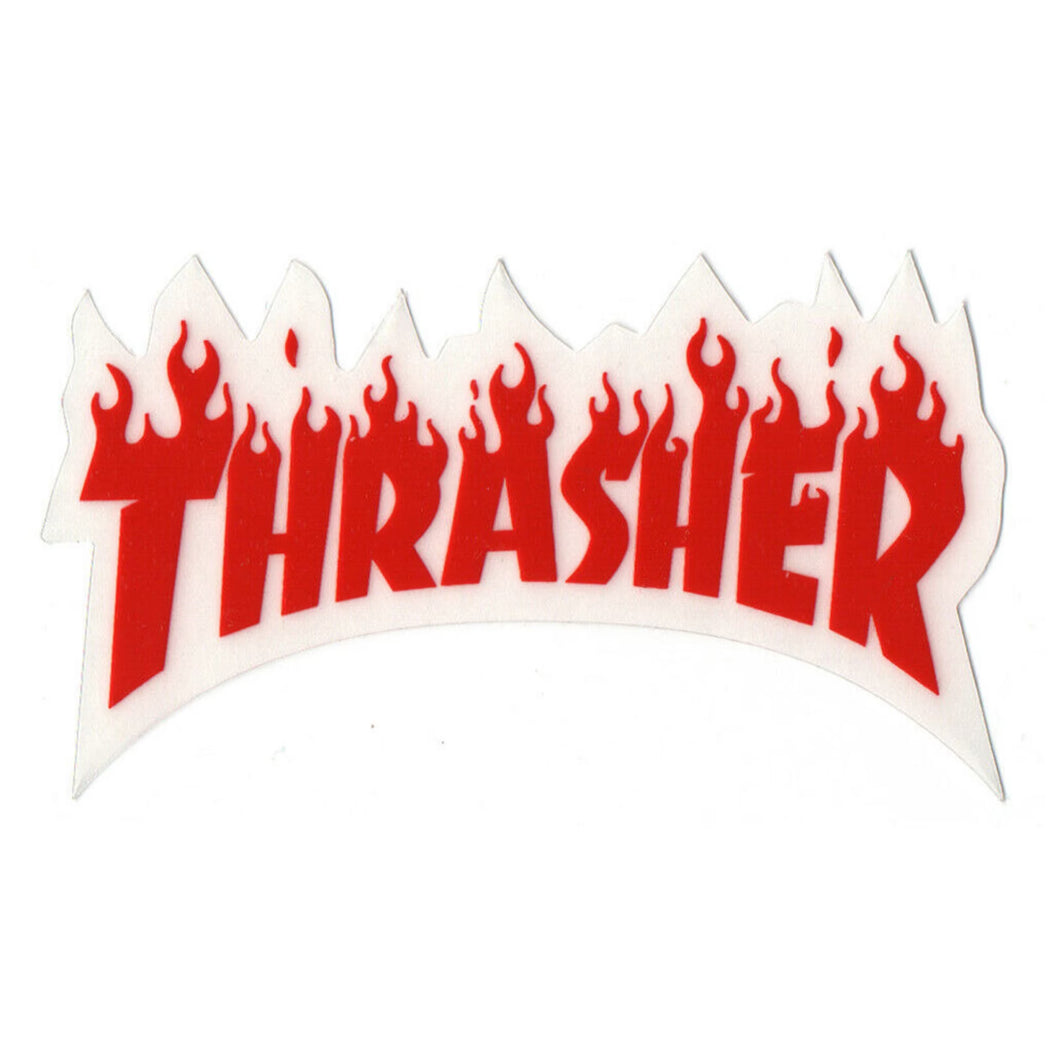 Thrasher Magazine - Flame Logo Sticker - Red