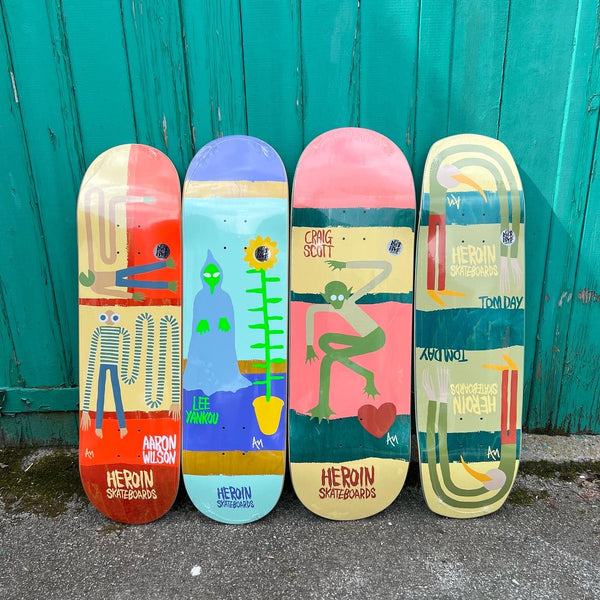 Heroin Skateboards Papillon Series by Chris "AVI" Atherton