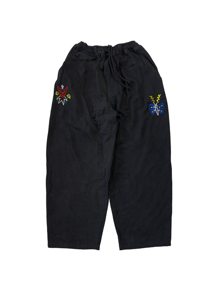Sex Skateboards Lil Devil Baggy Denim Pant - Black