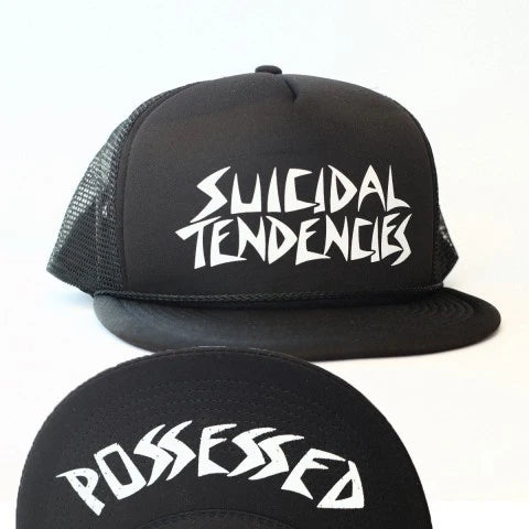 Suicidal Tendencies ST OG Possessed Flip Mesh Hat - Black