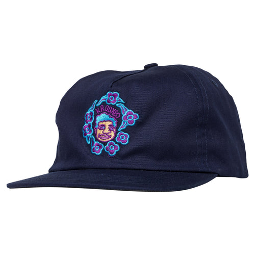 Krooked Sweatpants Redux Snapback Cap - Navy