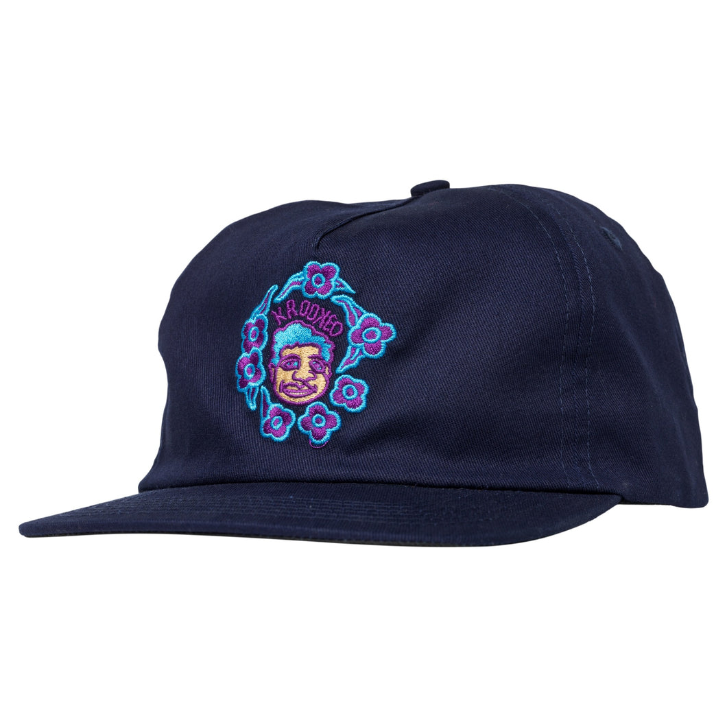 Krooked Sweatpants Redux Snapback Cap - Navy