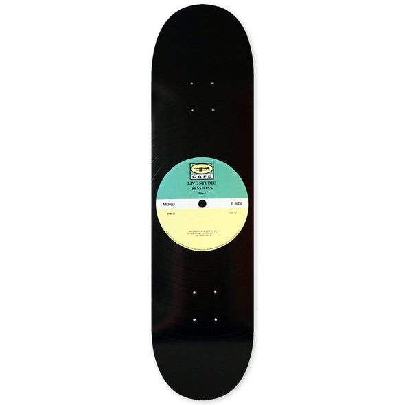 Skateboard Cafe 45 Teal/Cream Skateboard Deck - 8.5