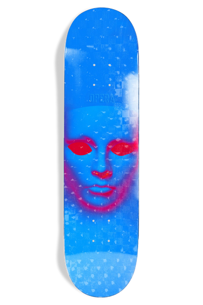 Opera Face EX7 Blue Hologrpahic Skateboard Deck - 8.25
