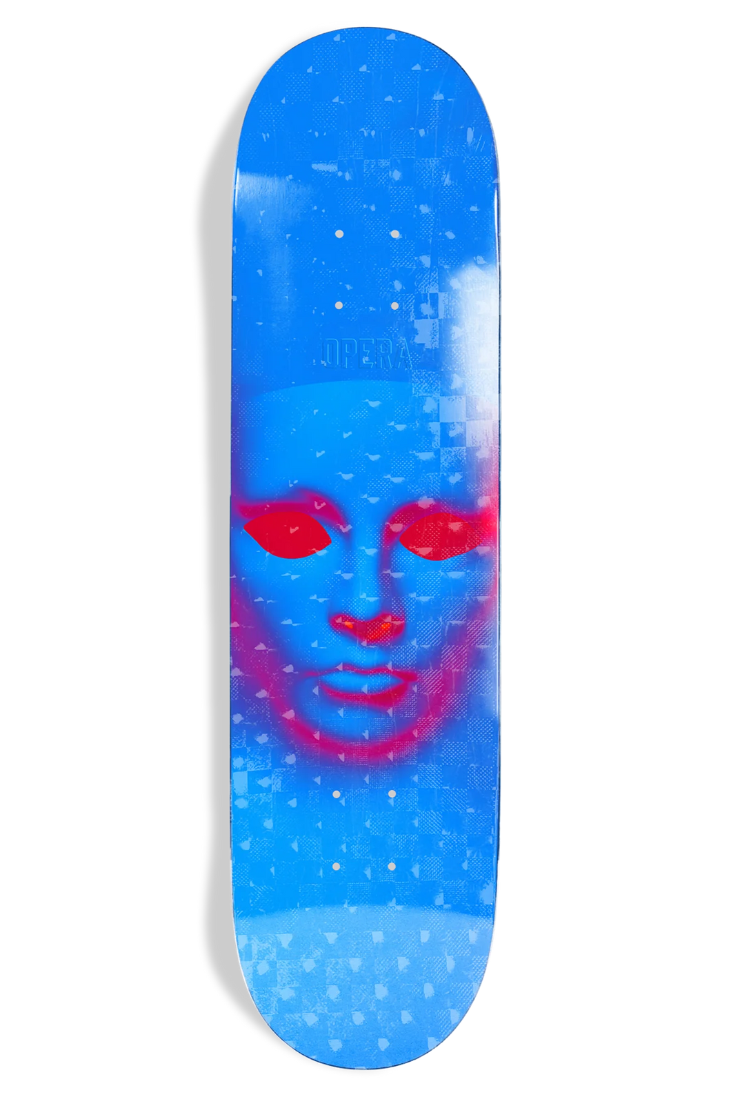 Opera Face EX7 Blue Hologrpahic Skateboard Deck - 8.25