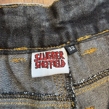 Slugger Sheffield Stone Wash Denim Jeans - Washed Black