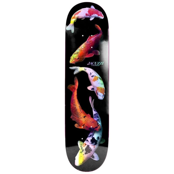 Jacuzzi 500 Years EX7 Black Holographic Skateboard Deck - 8.5