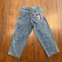 Slugger Skullet Stone Wash Denim Jeans - Washed Blue
