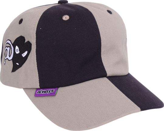 Always Do What You Should Do Mixed 6 Panel Cap - Grey / Black