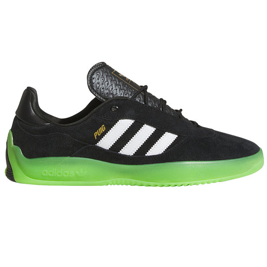 adidas Skateboarding Lucas Puig Skate Shoes - Core Black / Cloud White / Semi Solar Green