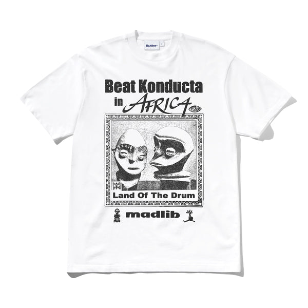 Butter goods X Madlib Africa Tee - White