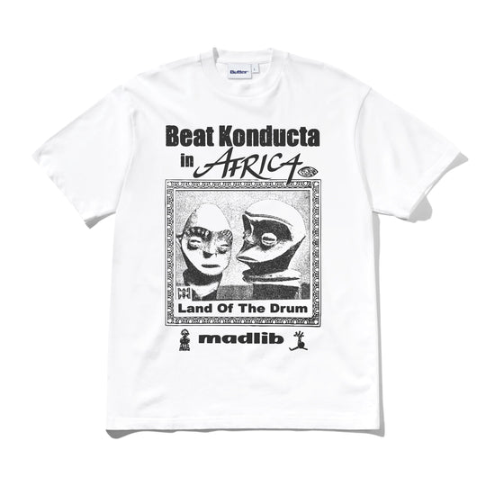 Butter goods X Madlib Africa Tee - White
