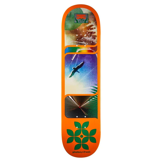 Alien Workshop Photosynthesis 1 25th Anniversary Edition Skateboard Deck  8.00'' (Dipped Orange)