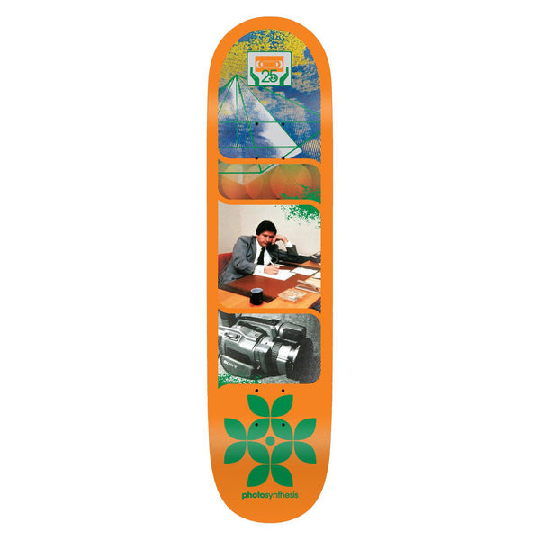 Alien Workshop Photosynthesis 2 25th Anniversary Edition Skateboard Deck  8.25'' (Dipped Orange)