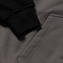 Always Do What You Should Do Human Applique Zip Up Hoodie - Black