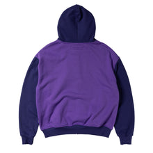 Always Do What You Should Do Human Applique Zip Up Hoodie - Purple