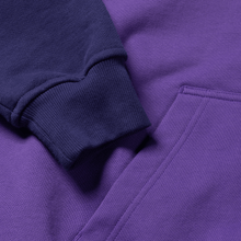 Always Do What You Should Do Human Applique Zip Up Hoodie - Purple