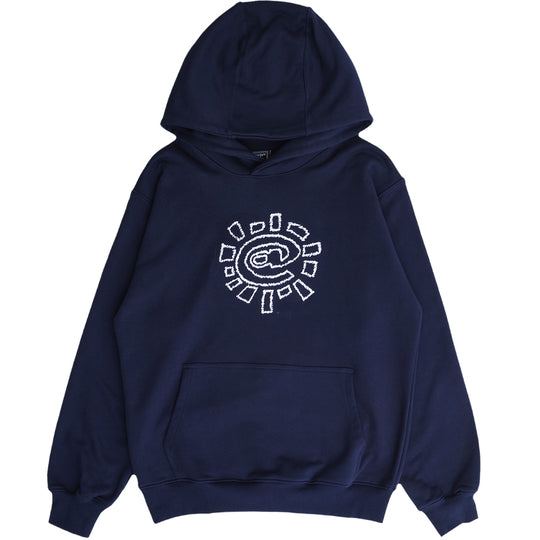 Always Do What You Should Do Scribble @ Sun Hoodie - Navy