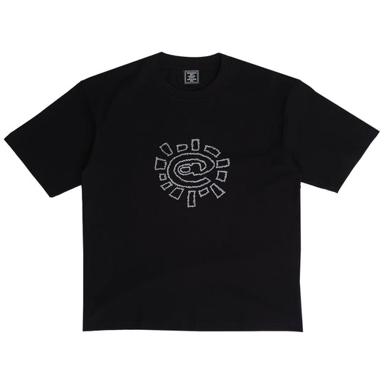 Always Do What You Should Do Sketchy @ Sun T-Shirt - Black