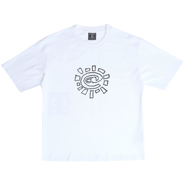 Always Do What You Should Do Sketchy @ Sun T-Shirt - White